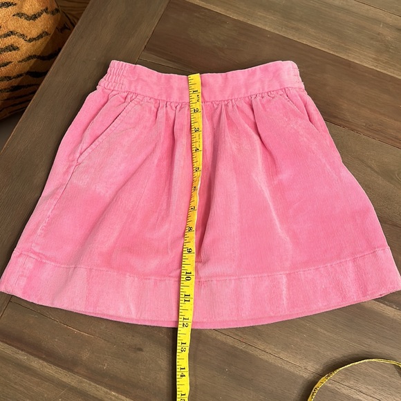 🍭Crewcuts pink corduroy girl’s skirt with side pockets. Like new. Size: 4-5 - Picture 4 of 9